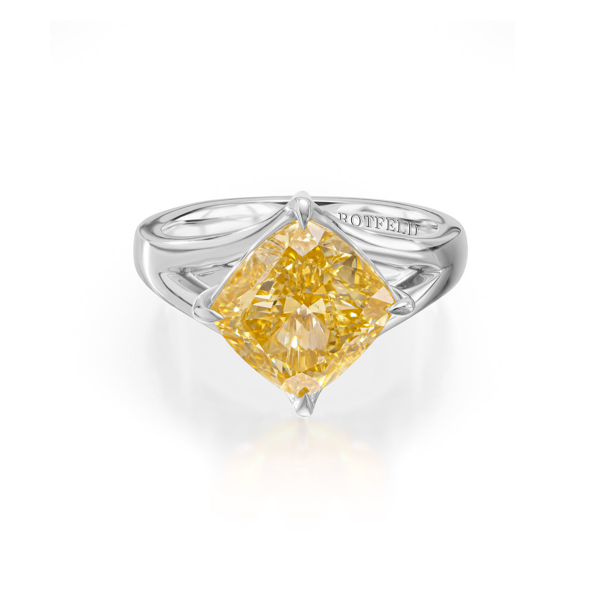 7ct Square Cushion Diamond Ring