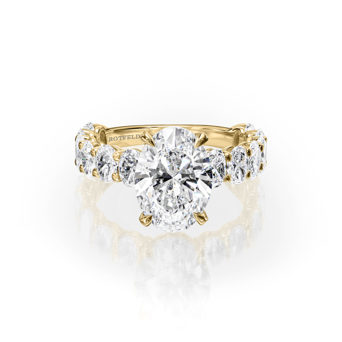 3ct Oval Diamond All Around Ring