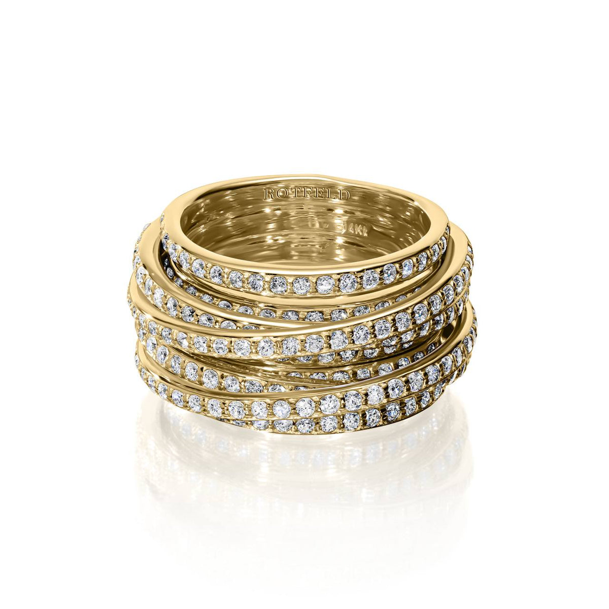 2.40ct Round Diamond Bow Ring