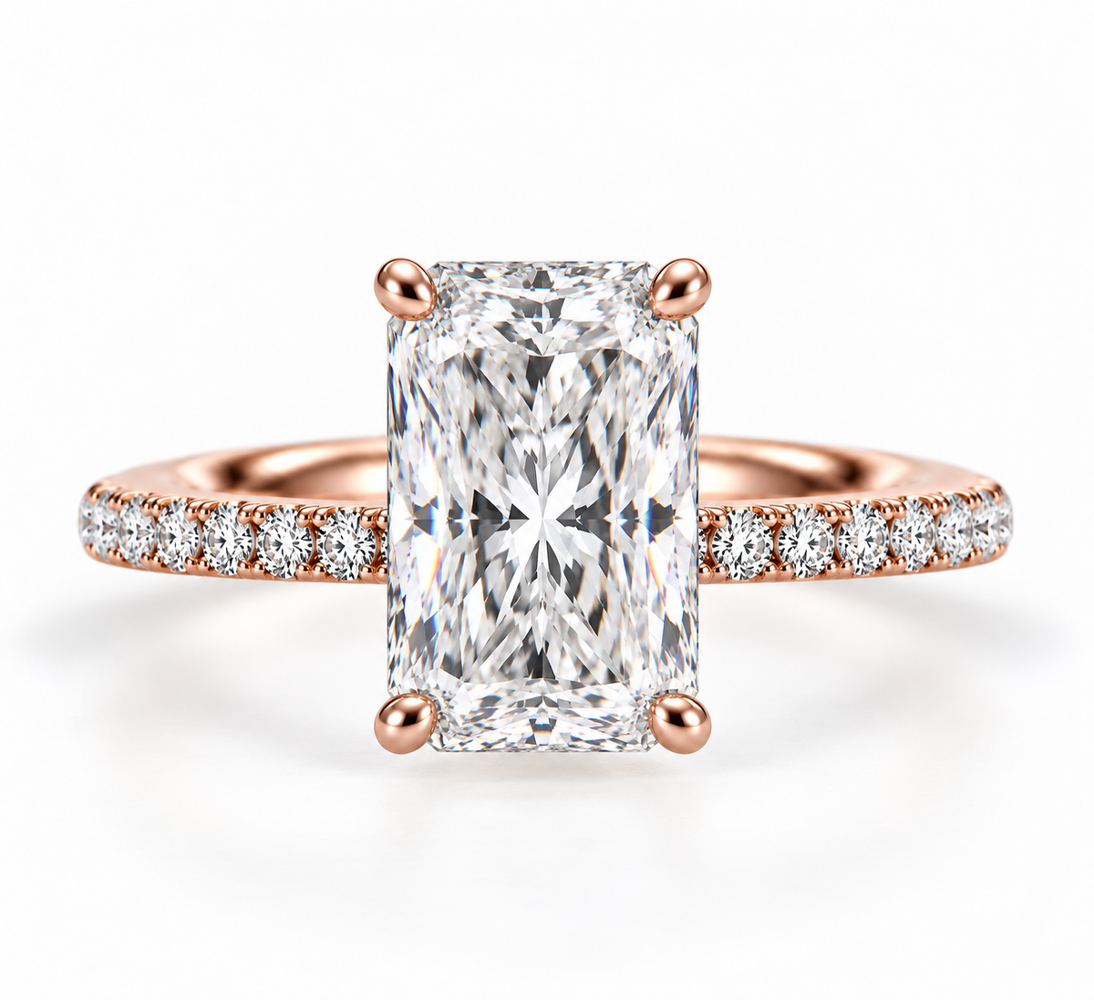 3ct Radiant Diamond Classic Ring