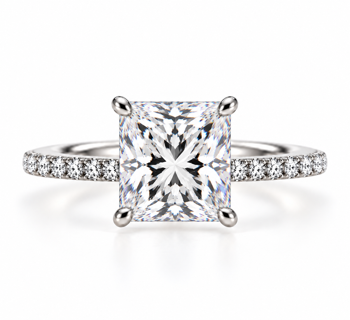 2.50ct Princess Diamond Classic Ring