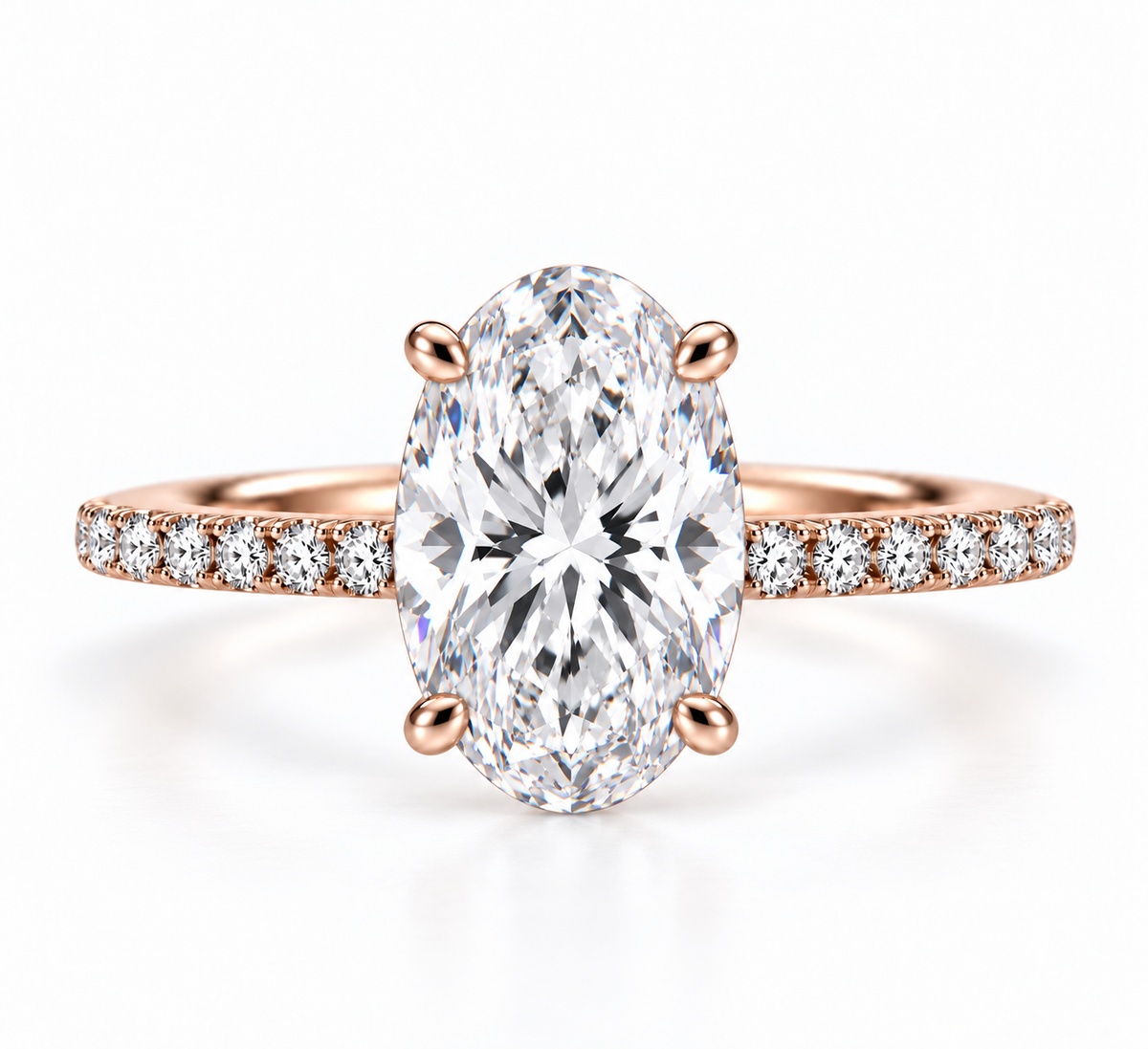 2ct Oval Diamond Classic Ring