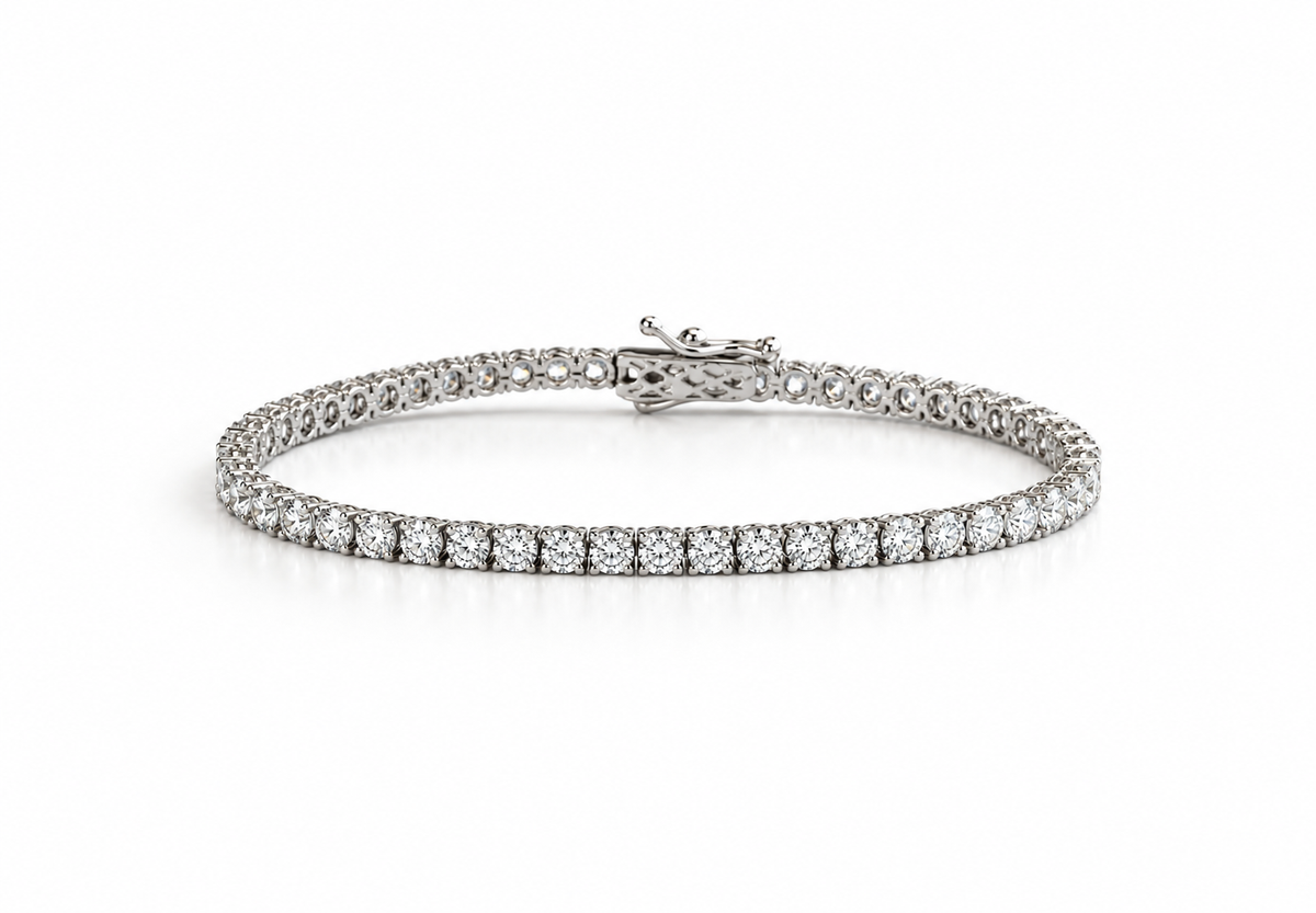 0.06 Round Diamond Bracelet