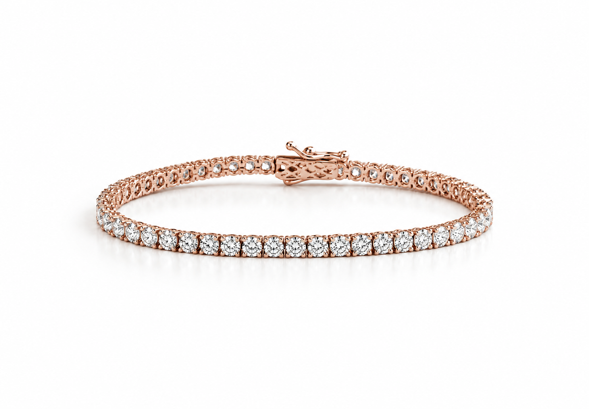 0.06 Round Diamond Bracelet