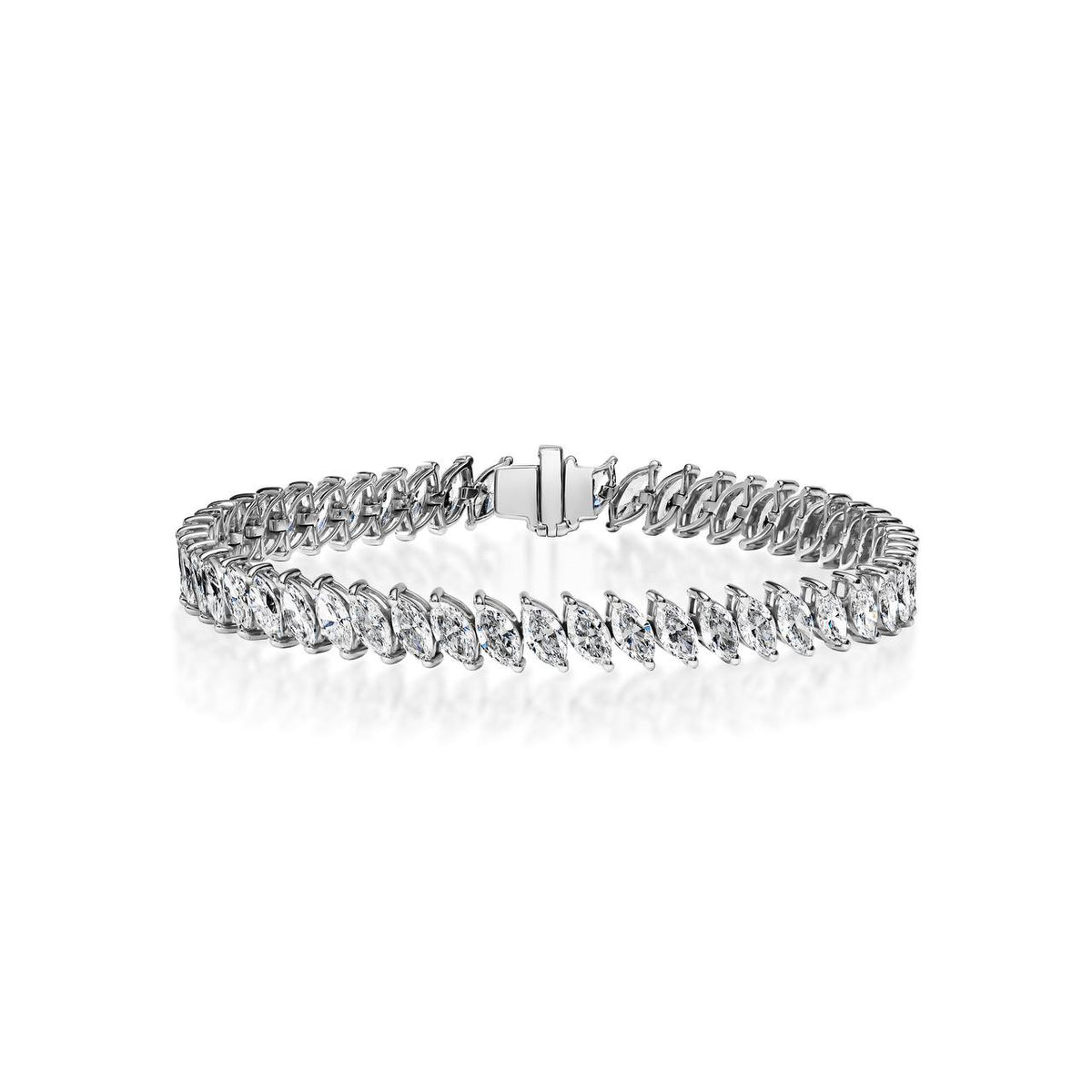 0.20ct Marquise Diamond Bracelet