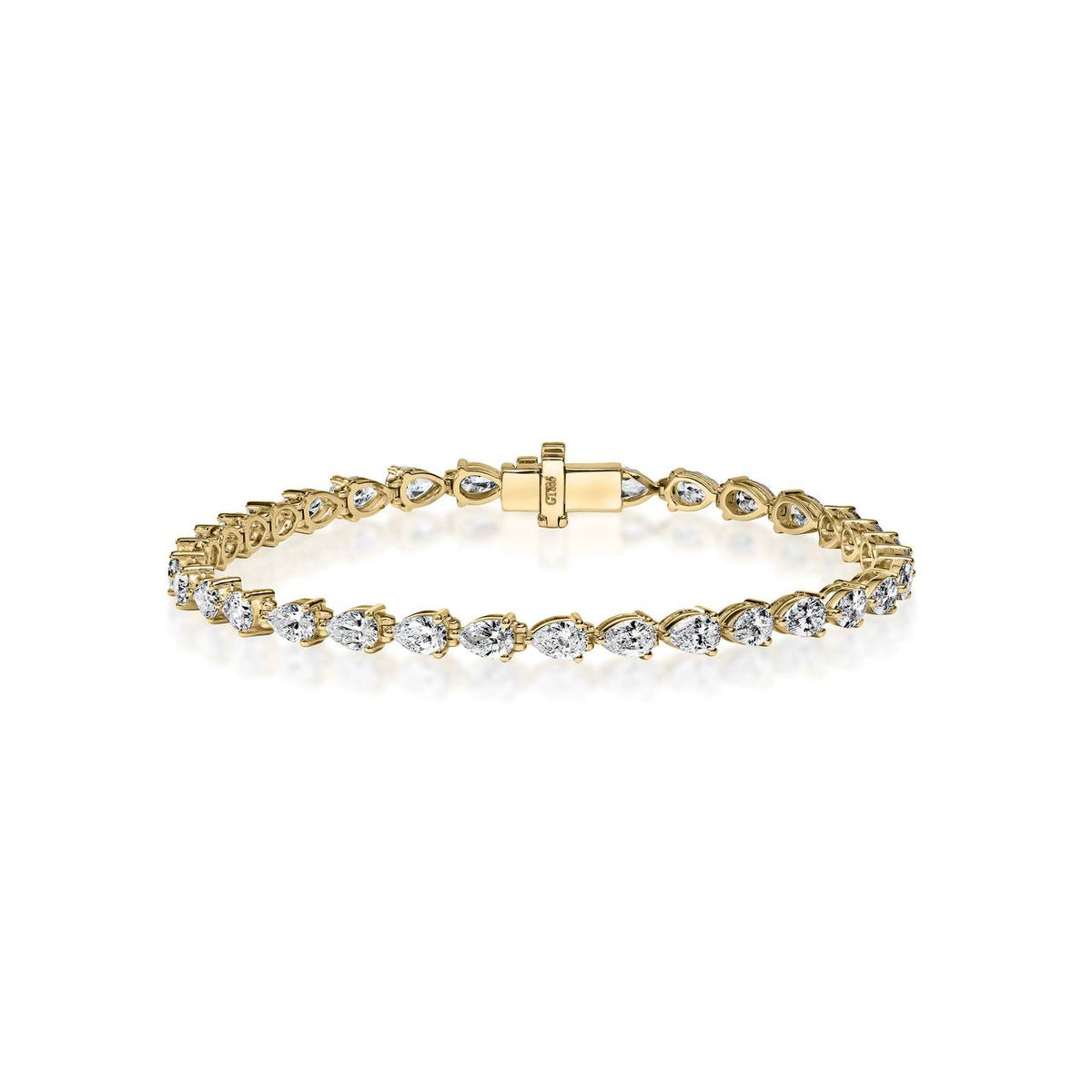 0.15ct Pear Diamond Bracelet