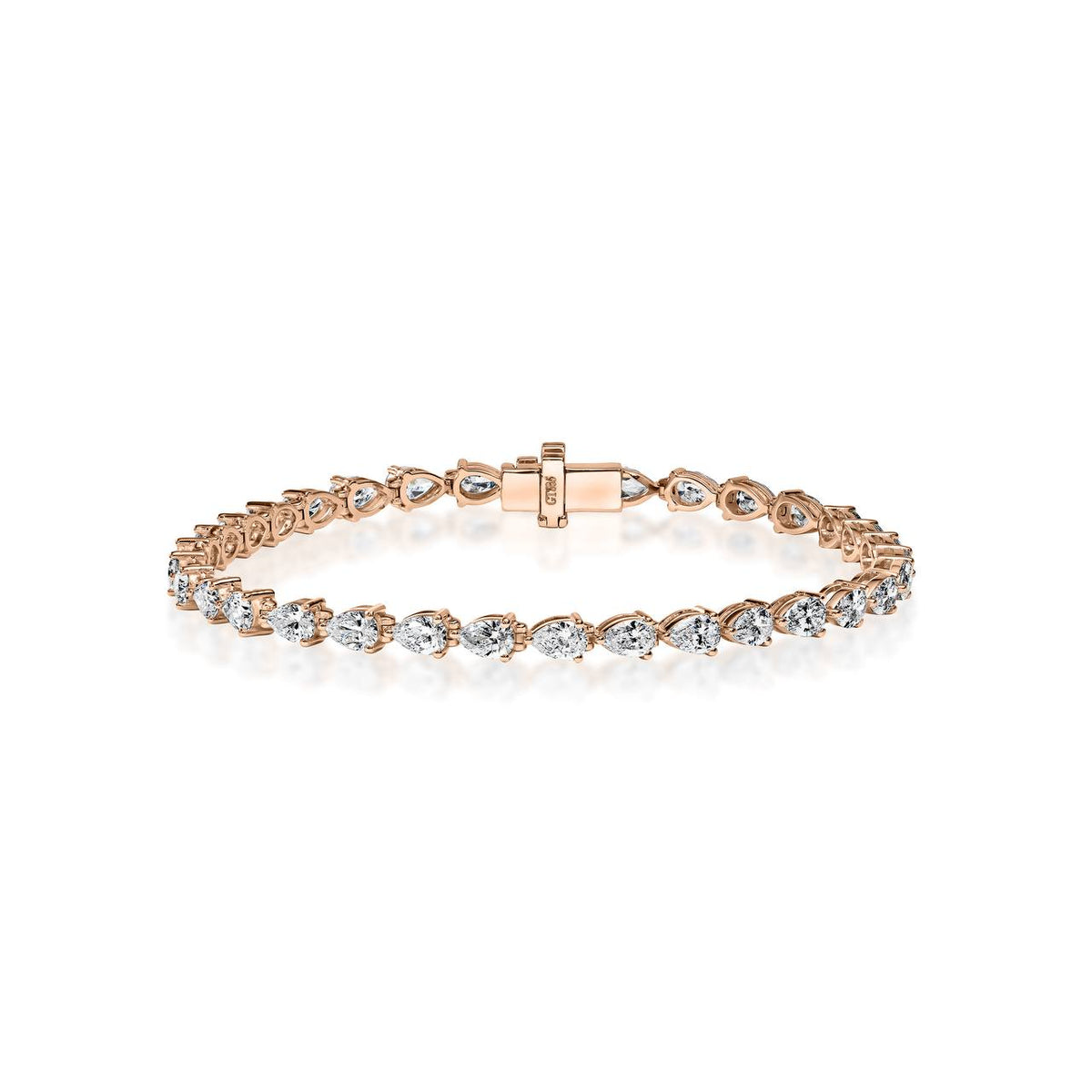 0.15ct Pear Diamond Bracelet
