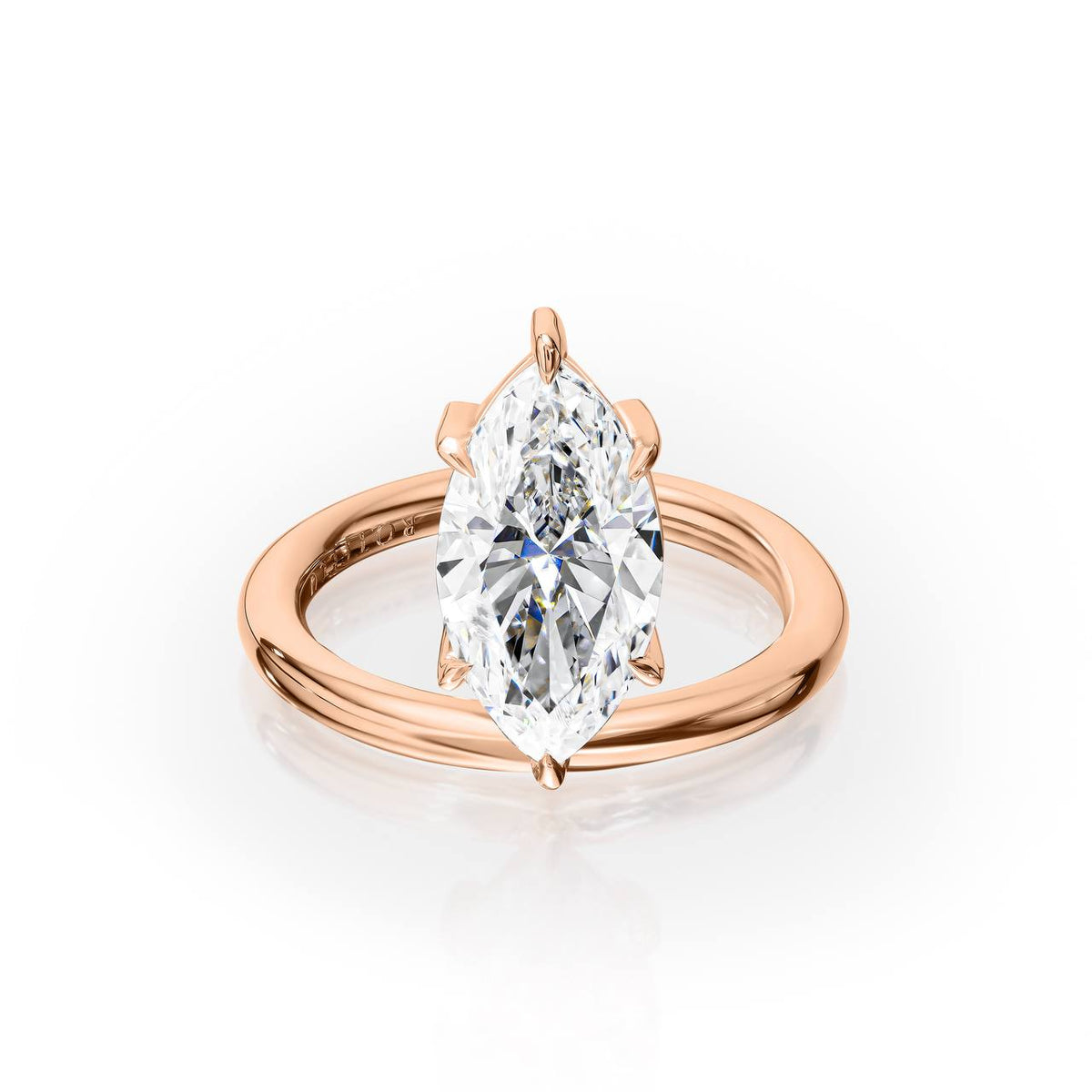 2ct Pop Marquise Diamond Pinky Ring