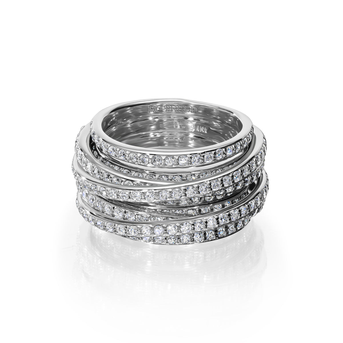 2.40ct Round Diamond Bow Ring