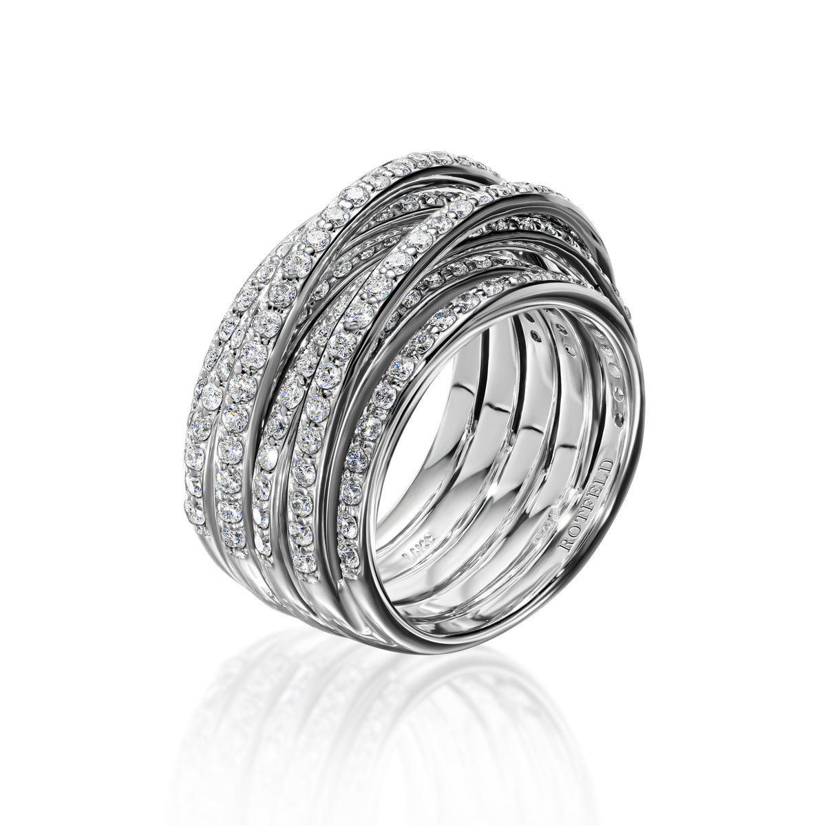 2.40ct Round Diamond Bow Ring