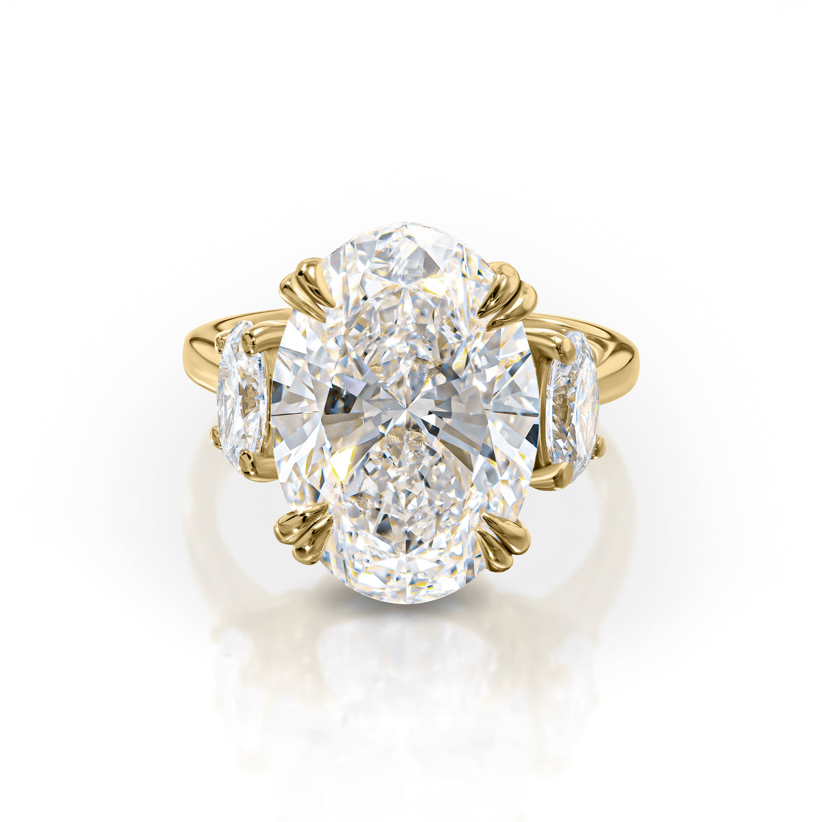7ct Oval Diamond Georgina Ring