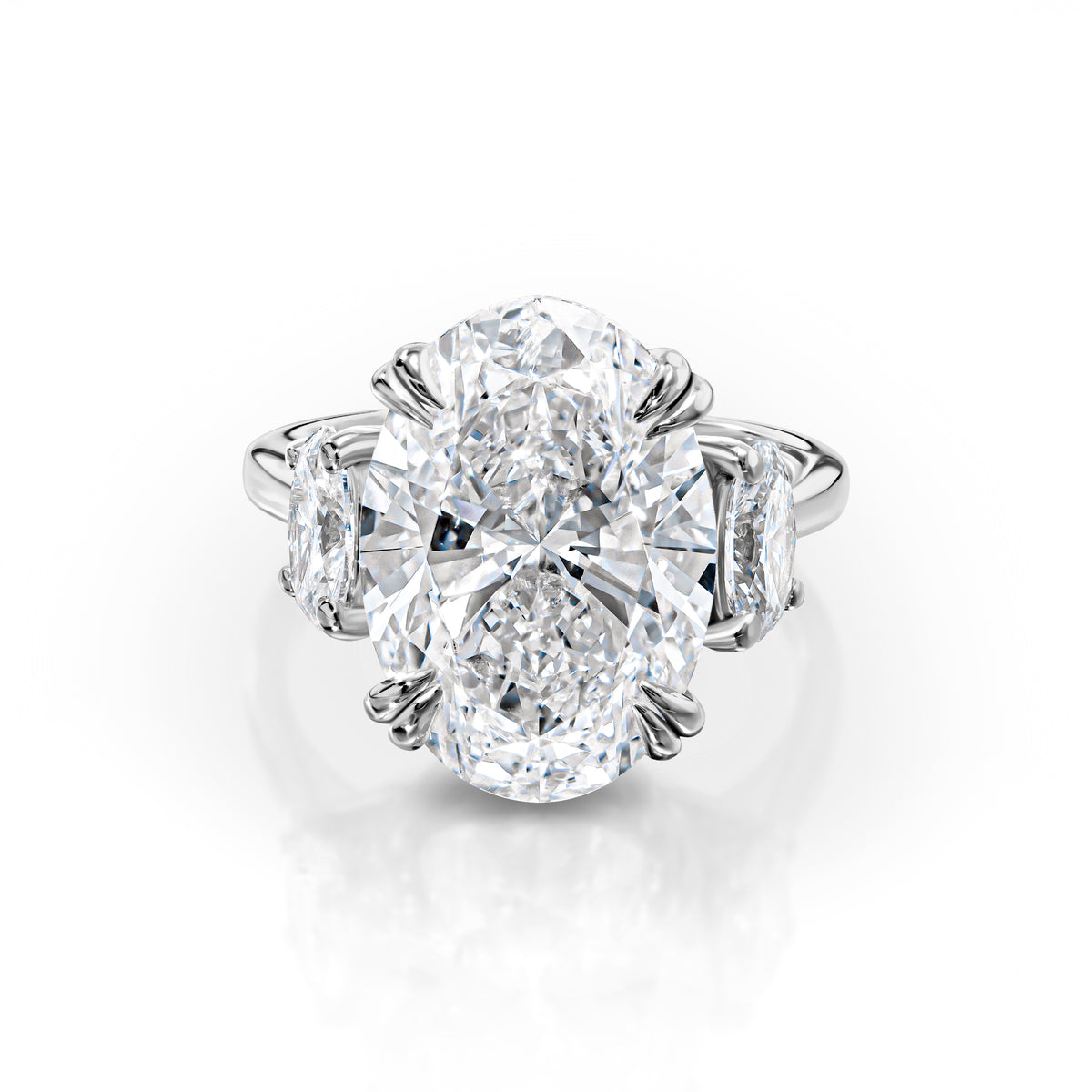 7ct Oval Diamond Georgina Ring
