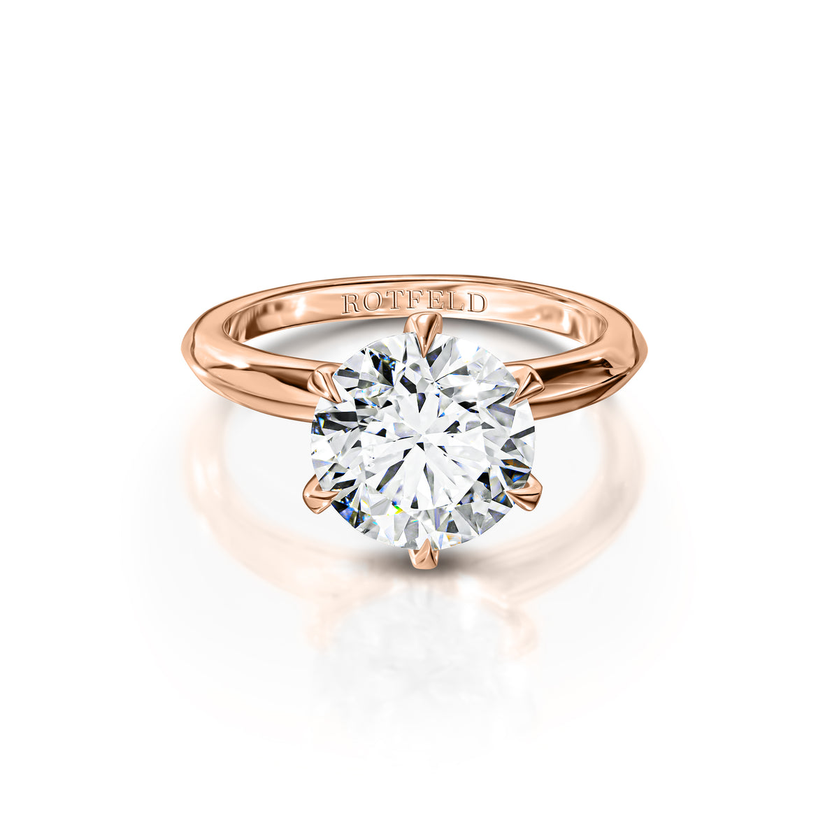 3ct Round Diamond Six Marigolds Ring