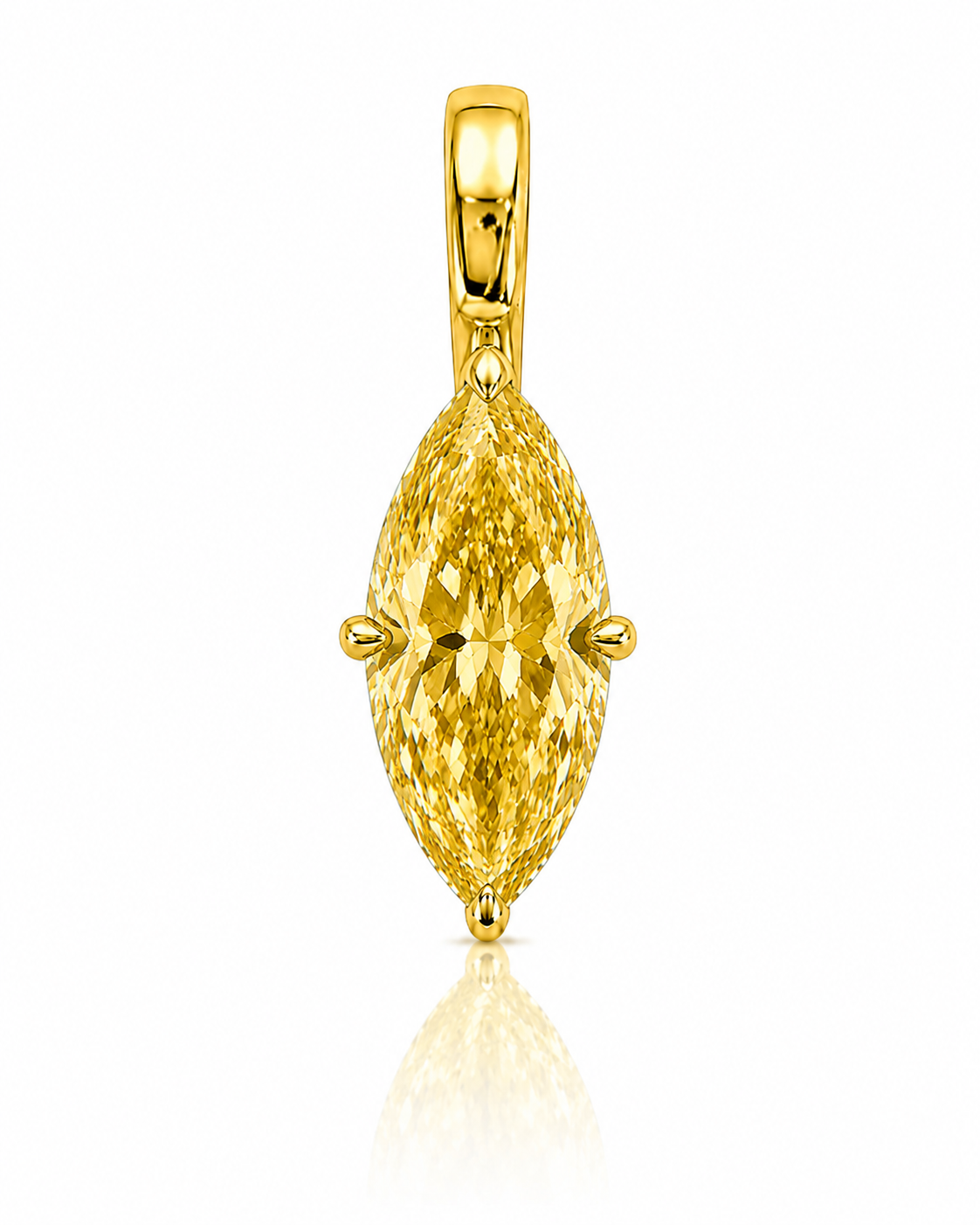 3ct Marquise Diamond Pendant