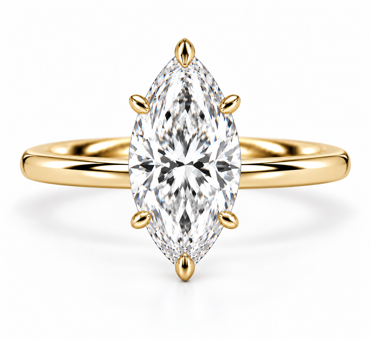 2.50ct Marquise Diamond Classic Ring