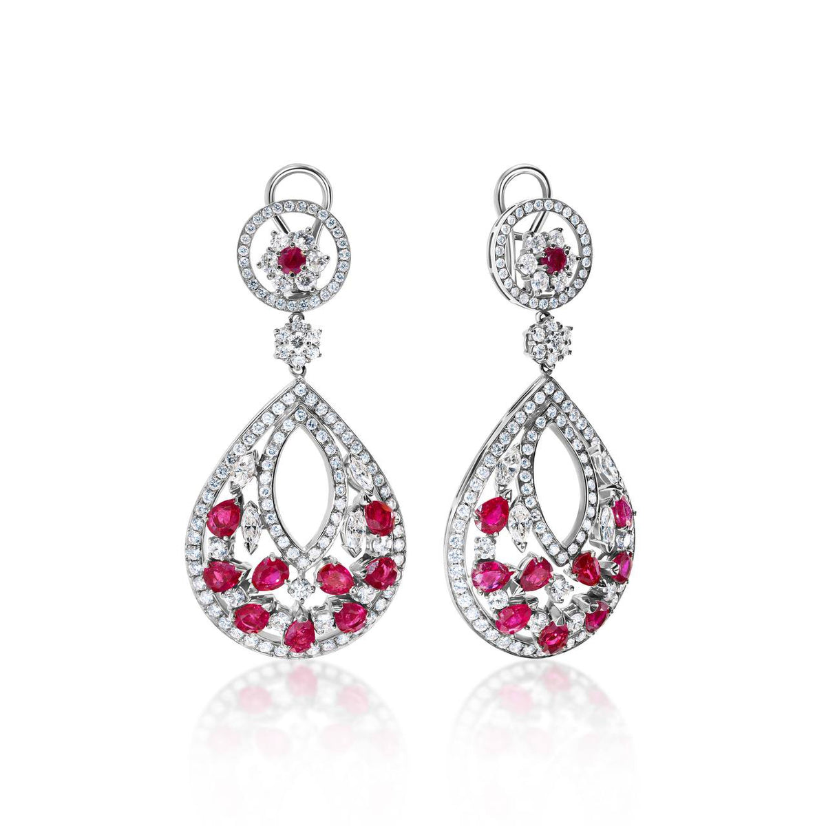 11.80ct Mix Diamond & Gemstone Earrings