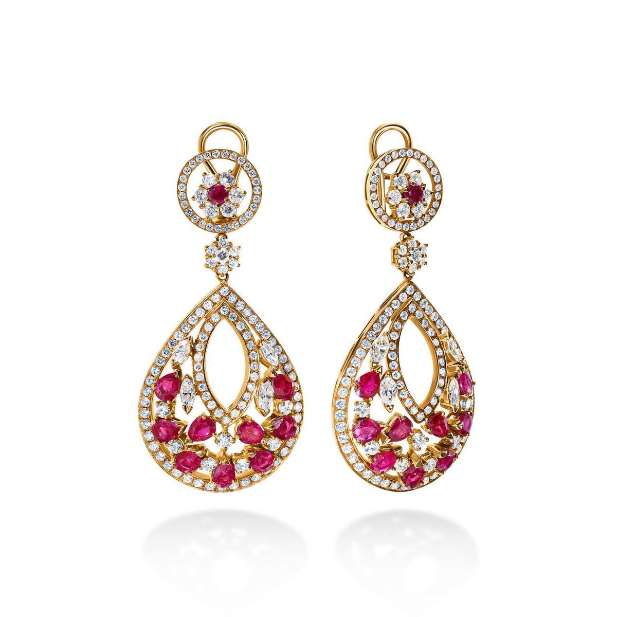 11.80ct Mix Diamond & Gemstone Earrings