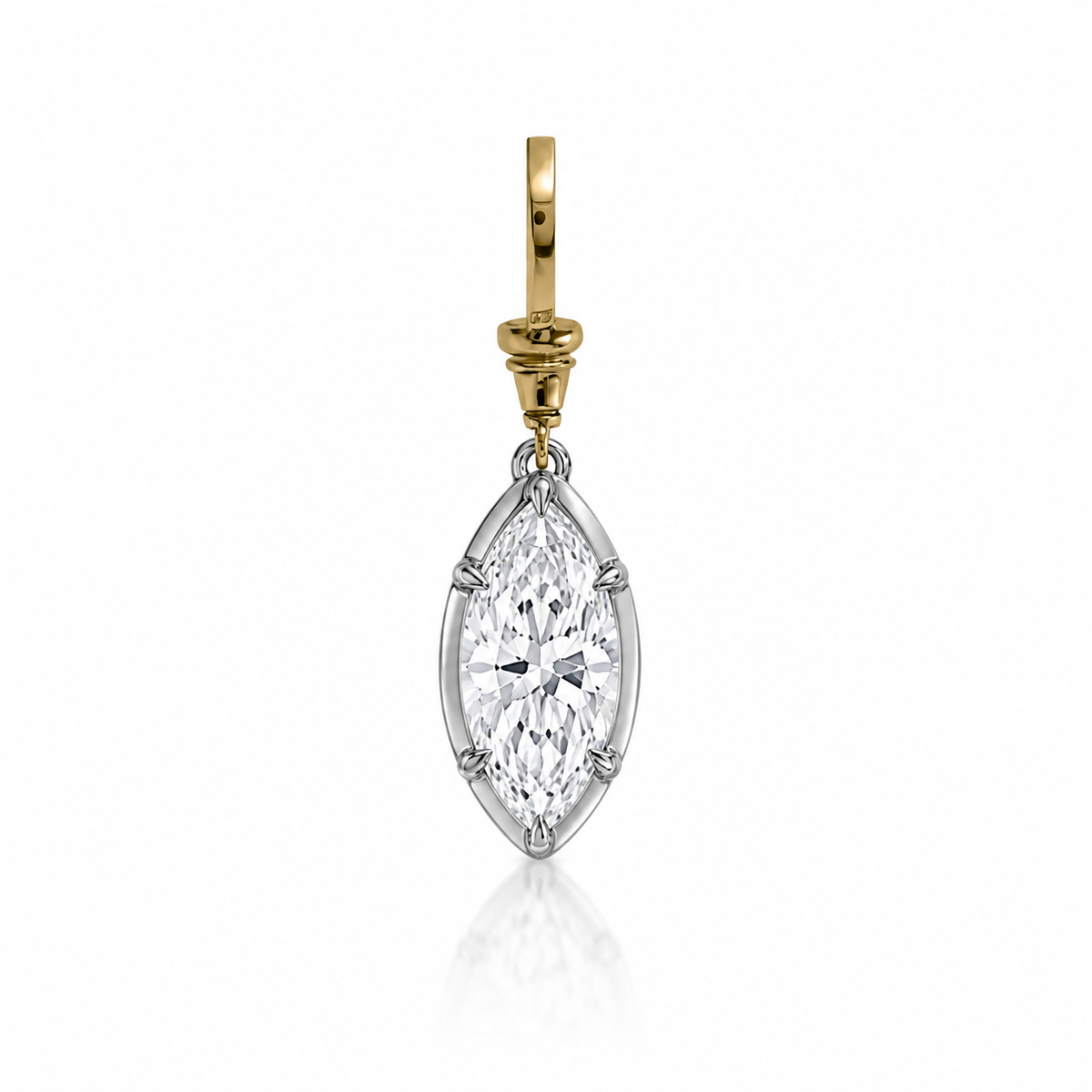 3ct Marquise Diamond Pendant
