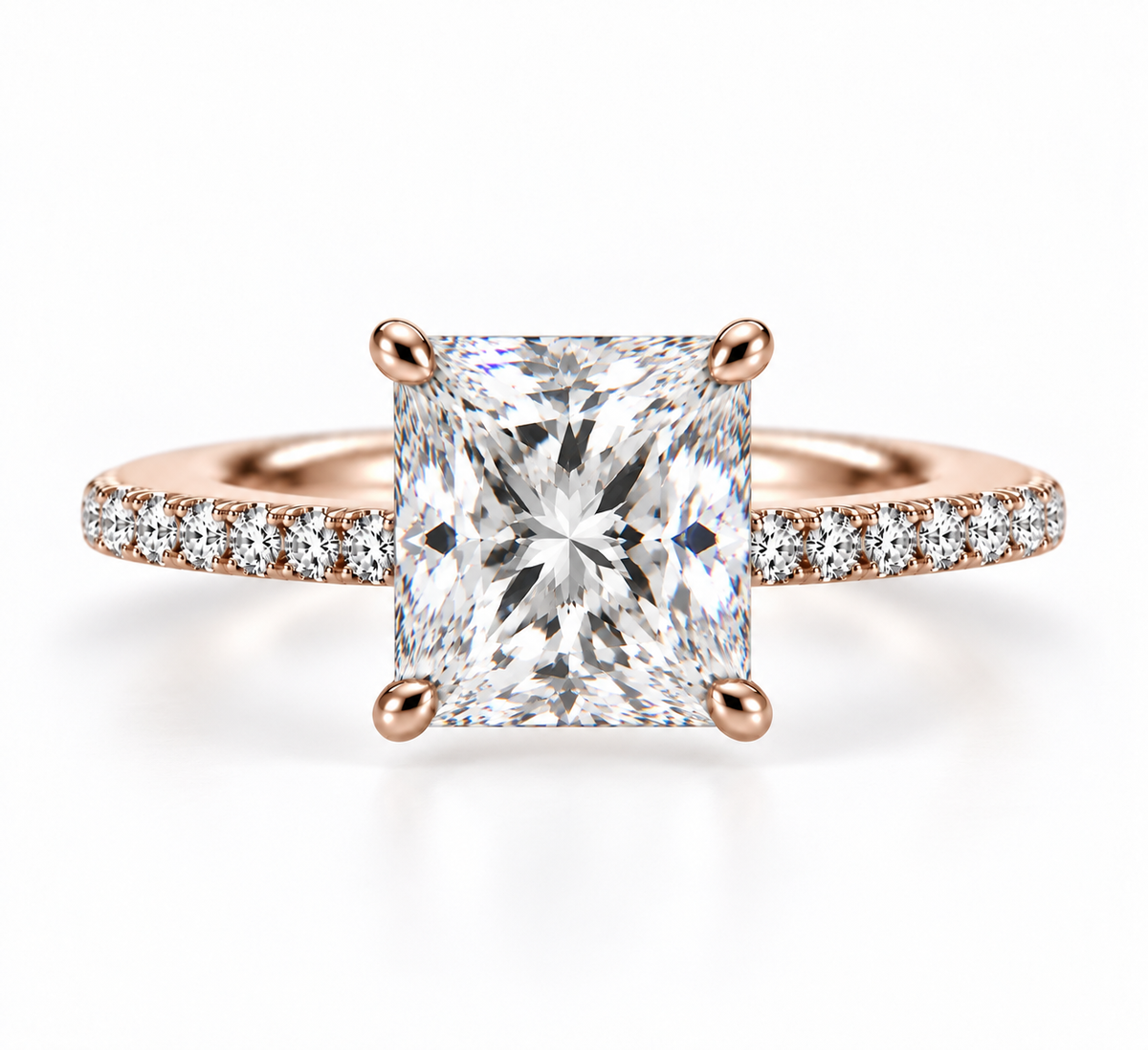 2.50ct Princess Diamond Classic Ring