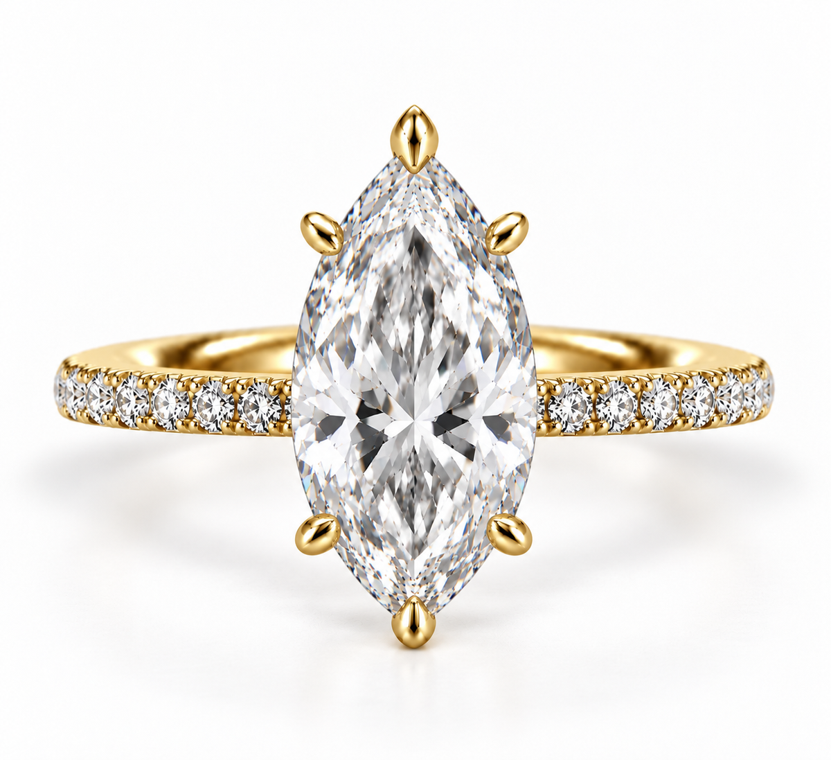 3ct Marquise Diamond Classic Ring