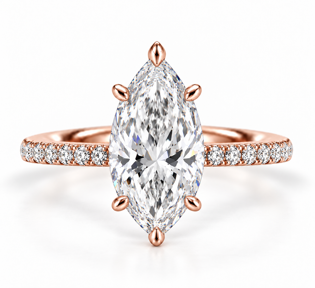 3ct Marquise Diamond Classic Ring