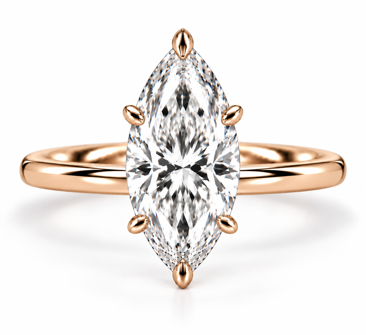 2.50ct Marquise Diamond Classic Ring