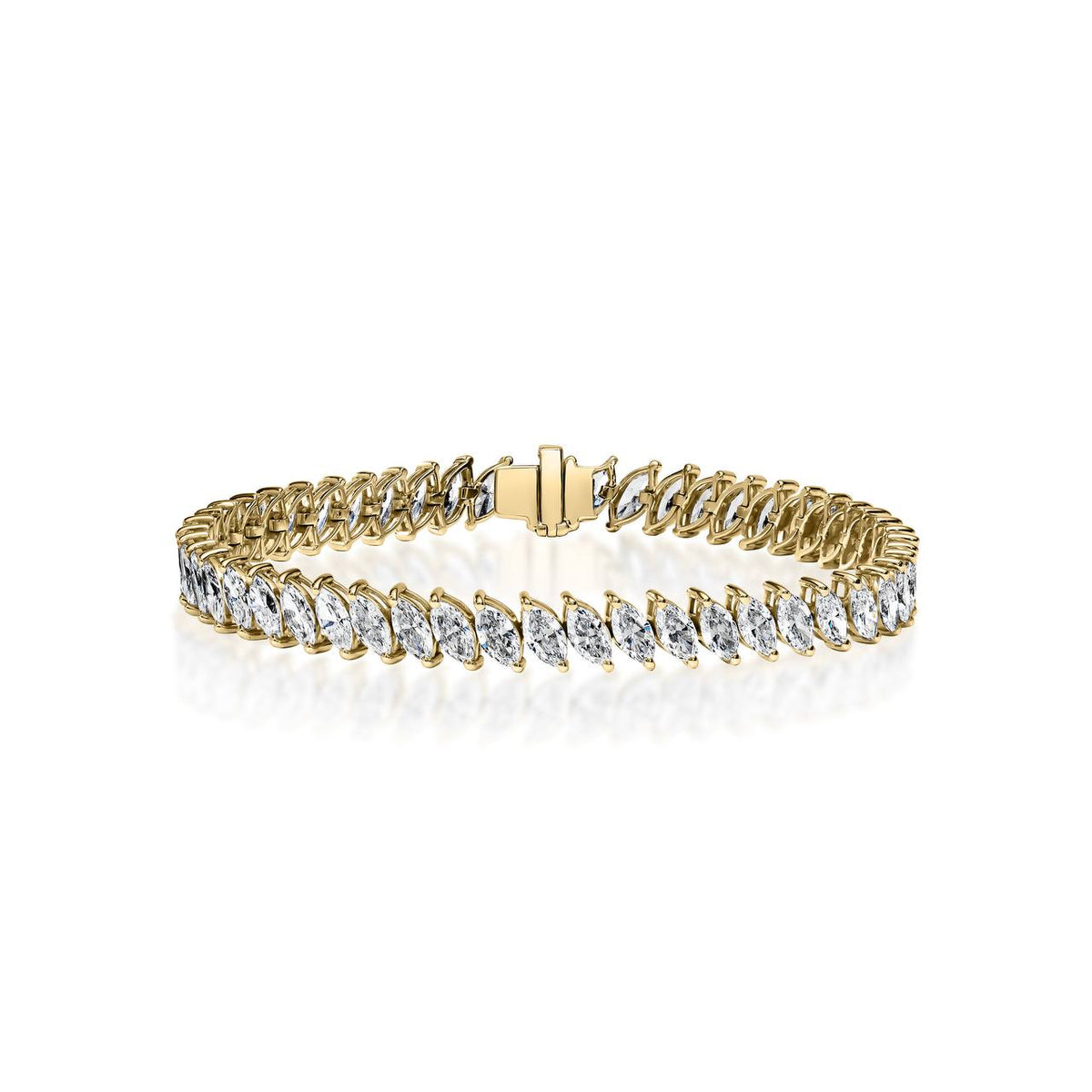 0.20ct Marquise Diamond Bracelet