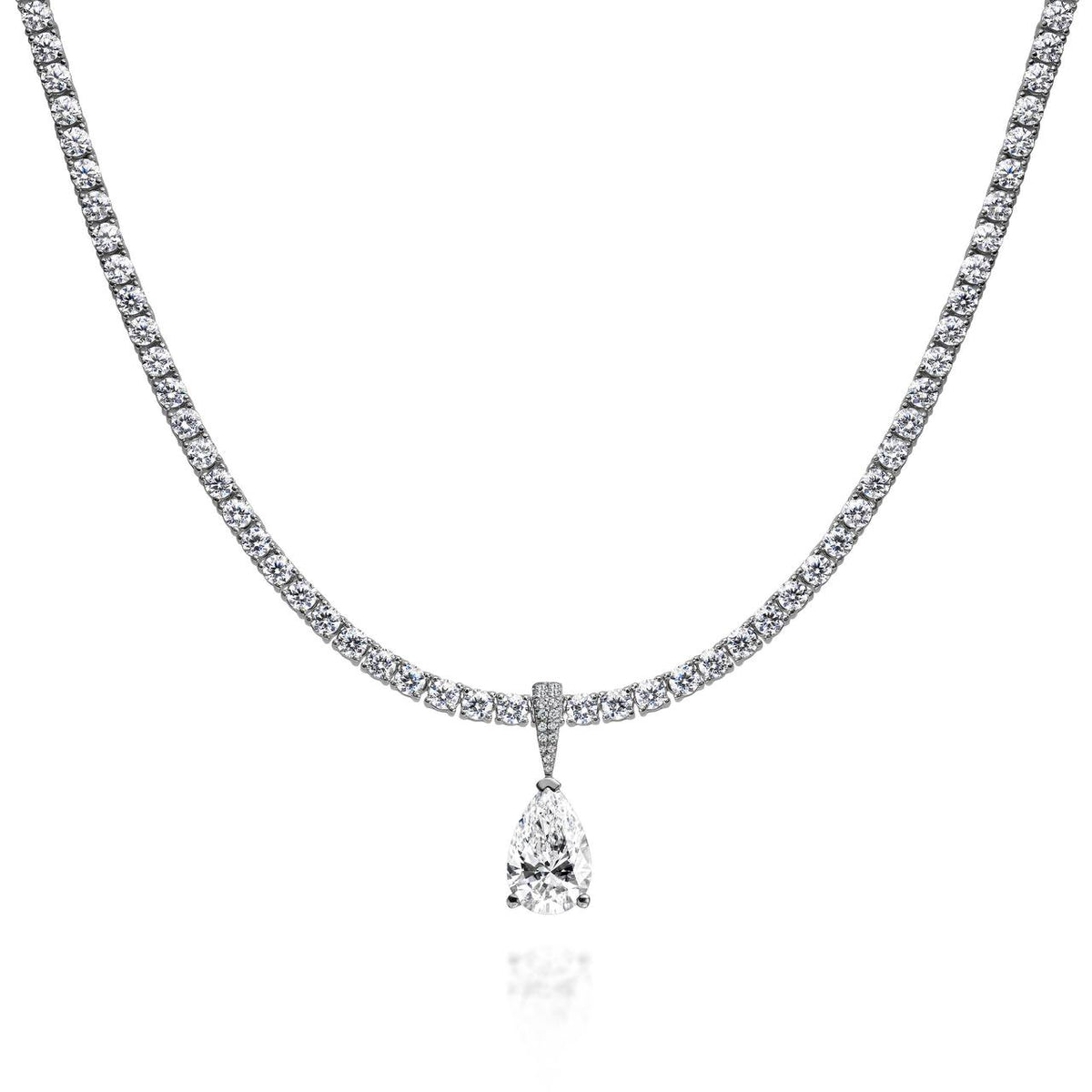 22.15ct Round Diamond Necklace & Pendant