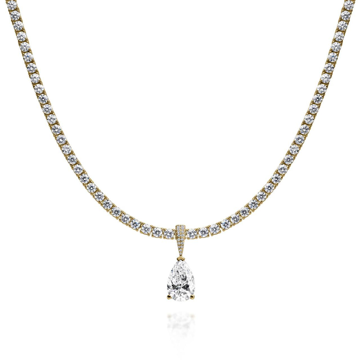 22.15ct Round Diamond Necklace & Pendant